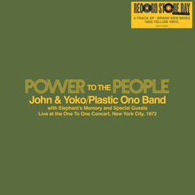 Load image into Gallery viewer, John & Yoko/Plastic Ono Band with Elephant's Memory and Special Guests - Power To The People - Live at the One To One Concert, New York City, 1972