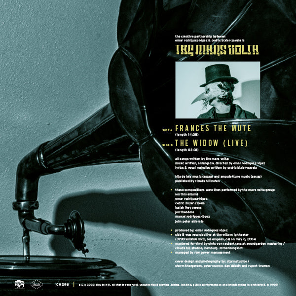 Mars Volta, The Frances The Mute + The Widow (Live) the vinyl