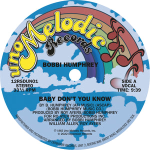 Bobbi Humphrey - Baby Don't You Know  RSD22