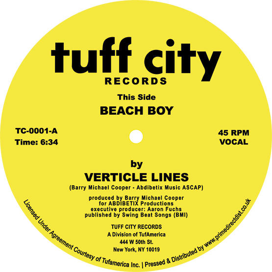Verticle Lines - Beach Boy/Beach Boy - Inst   RSD22